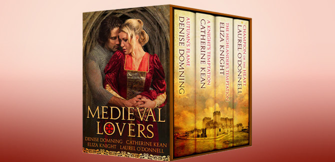 historical romance boxed set Medieval Lovers by Catherine Kean, Laurel O'Donnell, Eliza Knight, Denise Domning