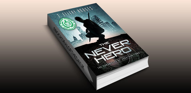 ya scifi adventure ebook The Never Hero (Chronicles of Jonathan Tibbs Book 1) by T. Ellery Hodges