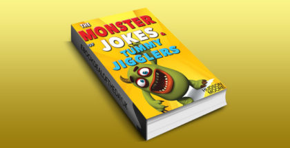 a "Kids Books : The MONSTER book of > FUNNY JOKES & Kids BRAIN Games - by Hudson Moore