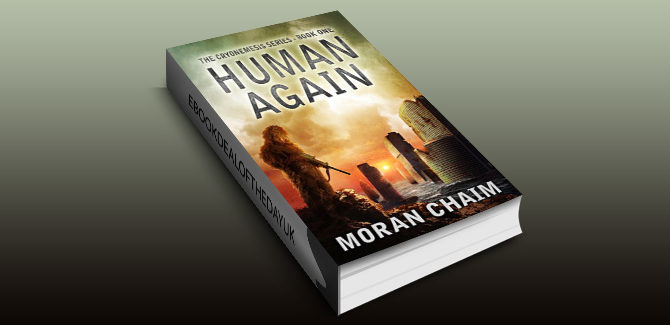 scifi dystopian ebook Human Again: A Dystopian Sci-Fi Novel (Cryonemesis Book 1) by Moran Chaim