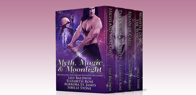 fantasy medieval paranormal romance boxed set Myth, Magic, and Moonlight by Lily Baldwin, Elizabeth Rose, Aurrora St. James & Sibelle Stone