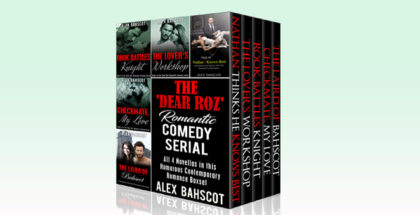 romantic comedy boxed set "The 'Dear Roz' Romantic Comedy Serial: All 4 Novellas in this Humorous Contemporary Romance Boxset (The 'Dear Roz' Series Book 1)" by Alex Bahscot